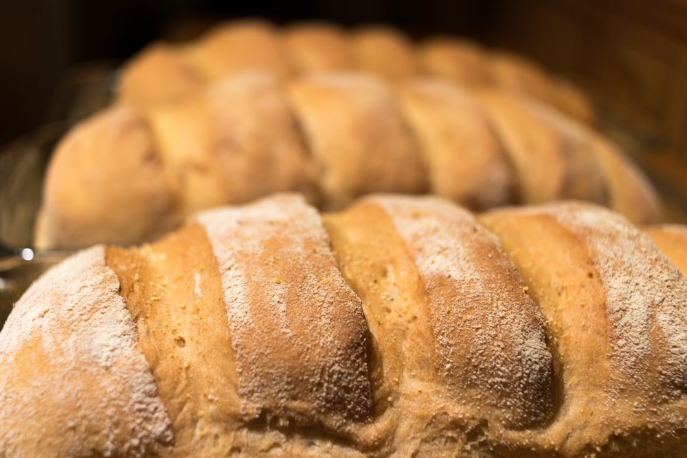 close-up photo of bread