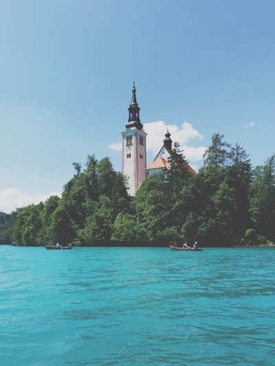 Pilgrimage Church of the Assumption of Maria - から Lake Bled, Slovenia