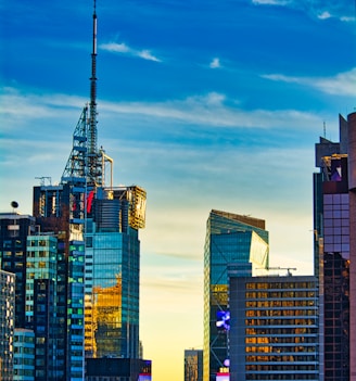 city high rise buildings at daytime