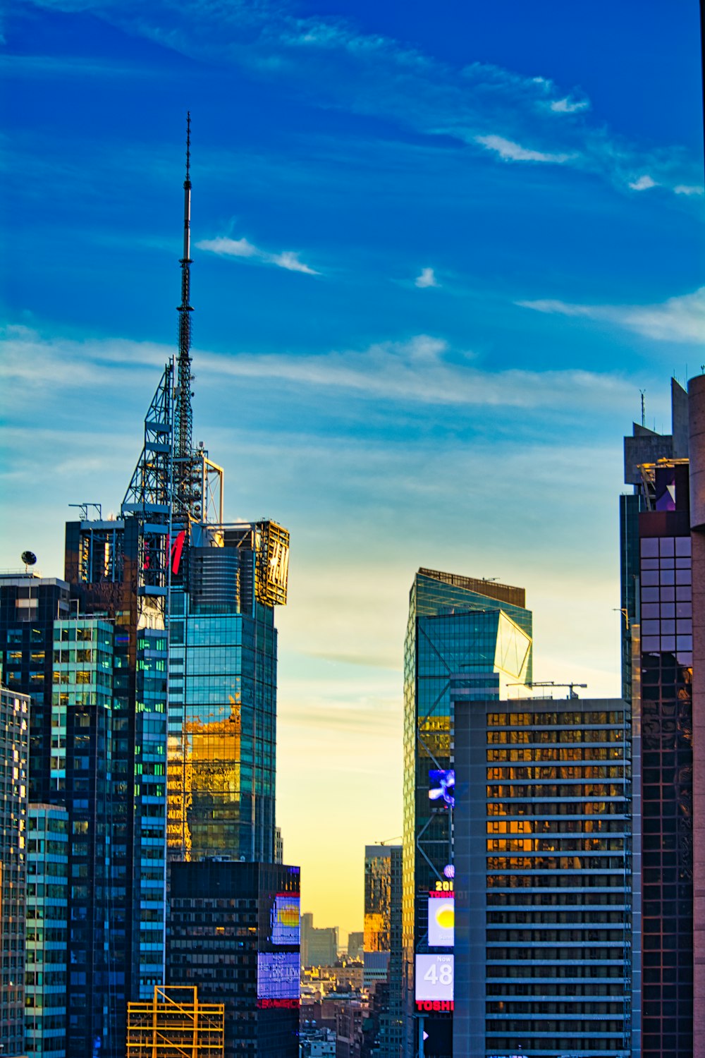 city high rise buildings at daytime