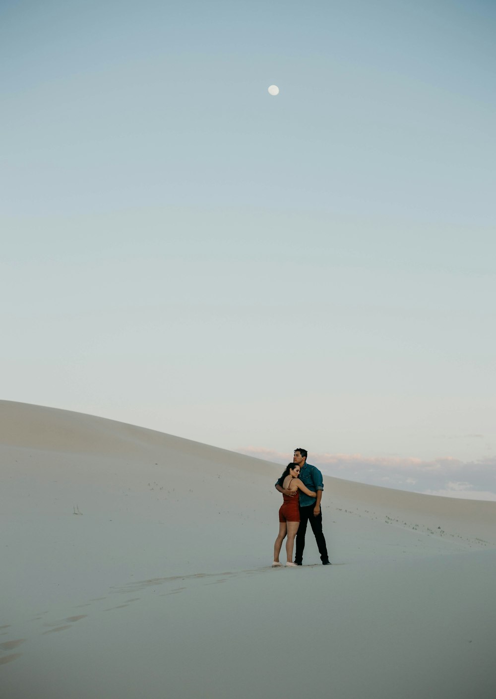 couple sur le désert