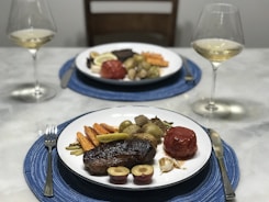 cooked food on plate