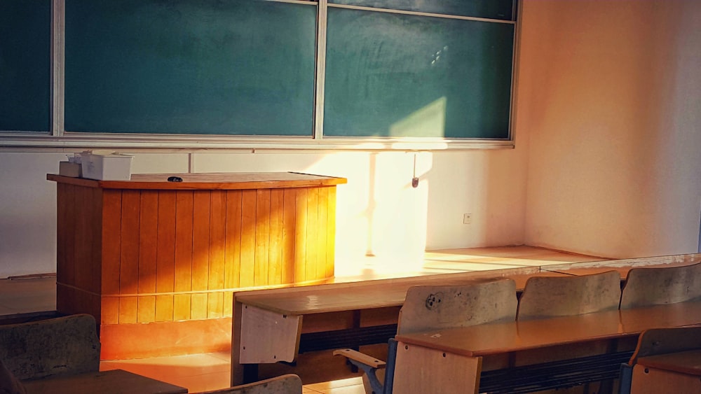 empty classroom