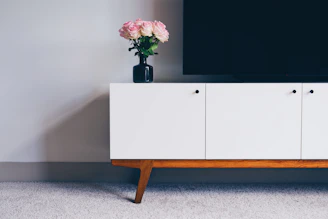 black flat screen TV close-up photography