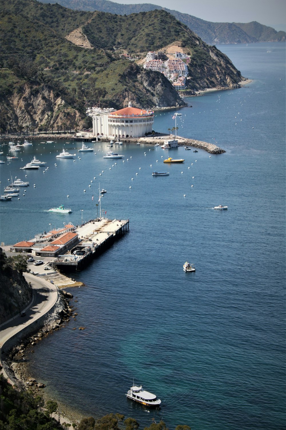 boats floating on beach during daytime