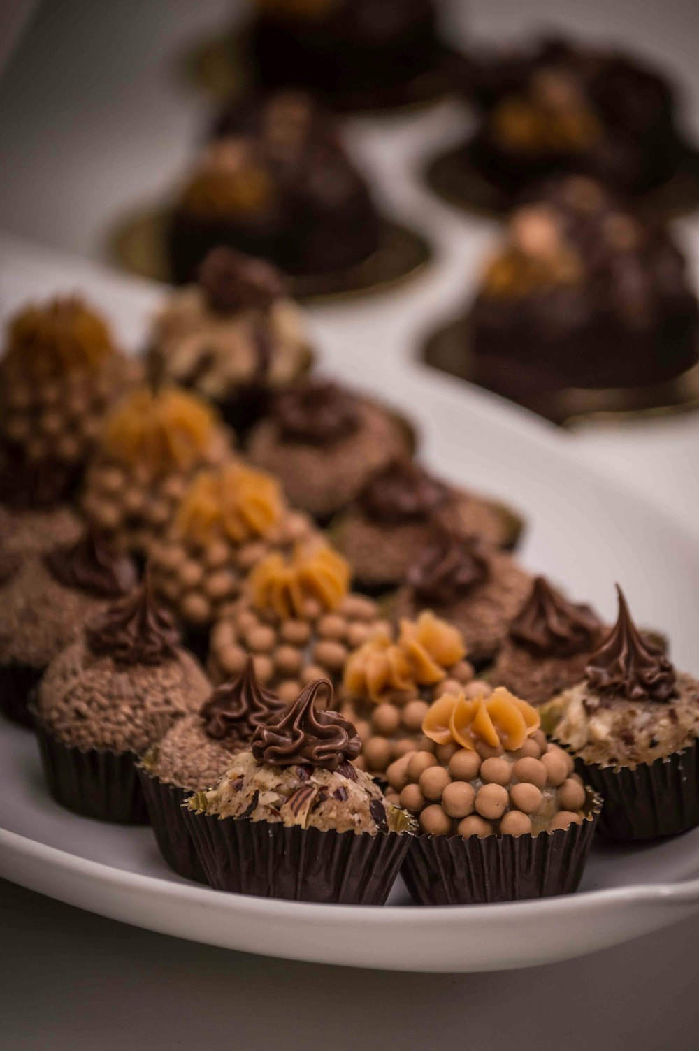 tray of cupcakes