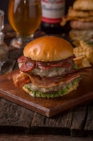 bun with meat