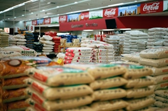 white plastic sacks