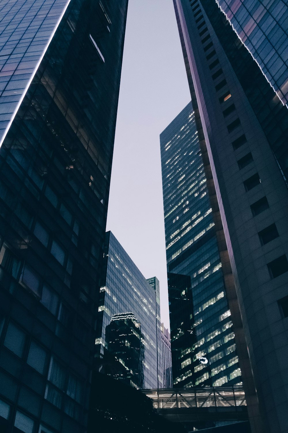 gray high rise buildings