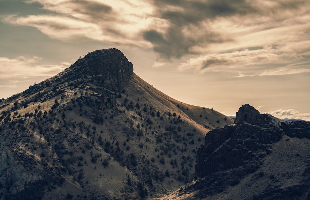 photography of mountain range during daytime