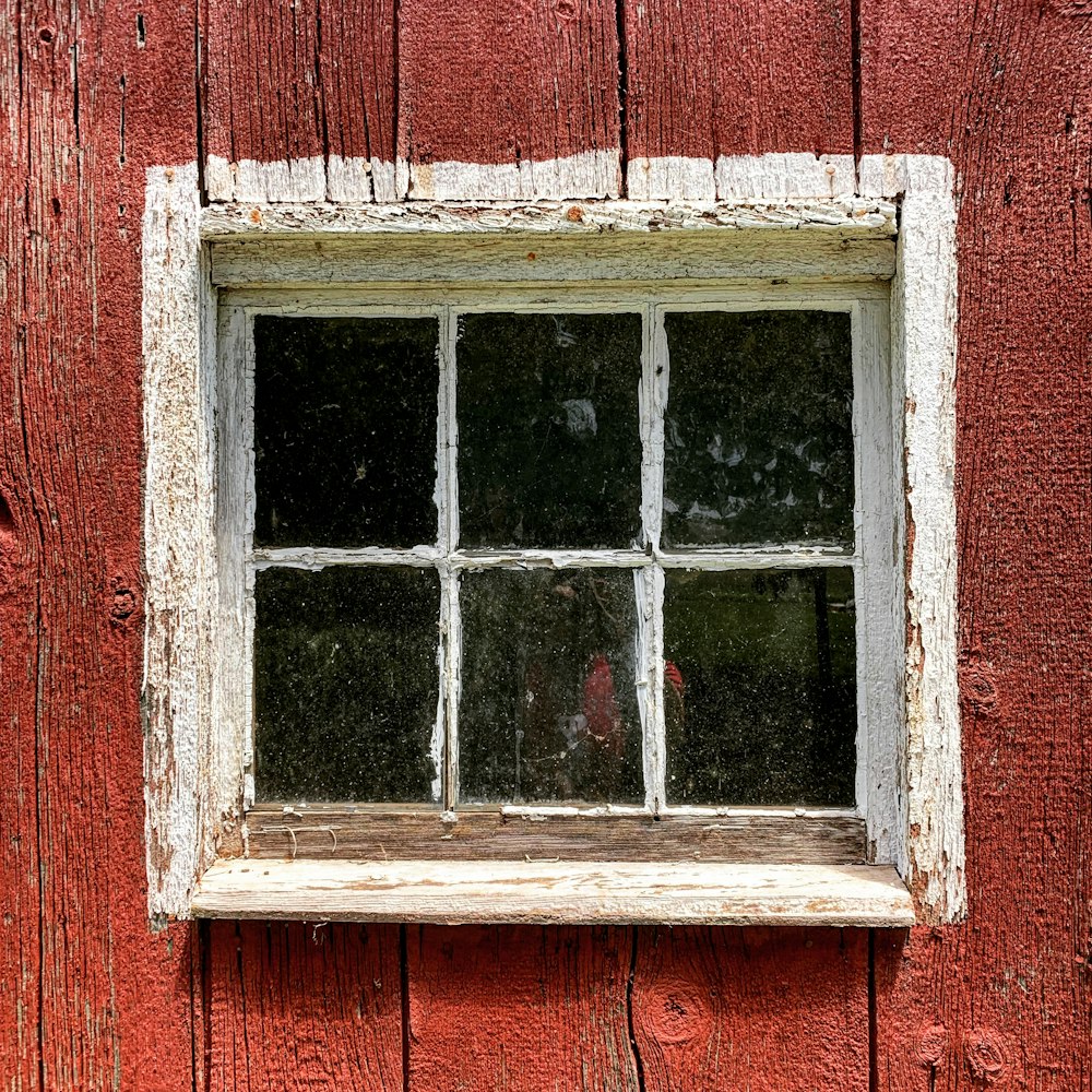 closed white window
