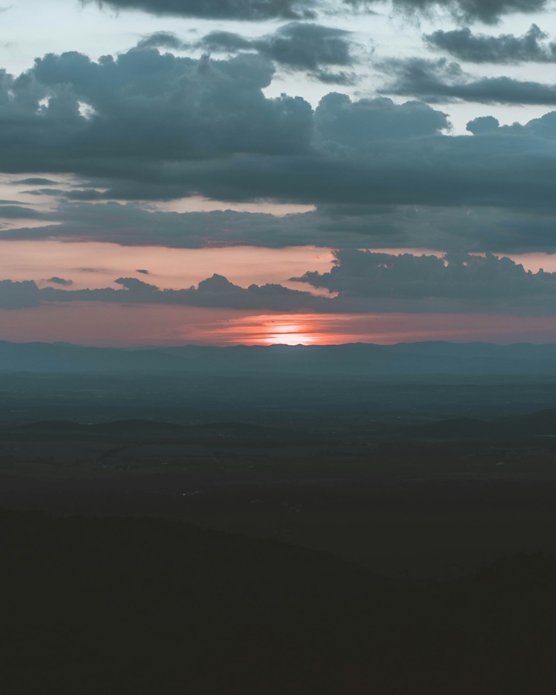 cloudy sky during golden hour