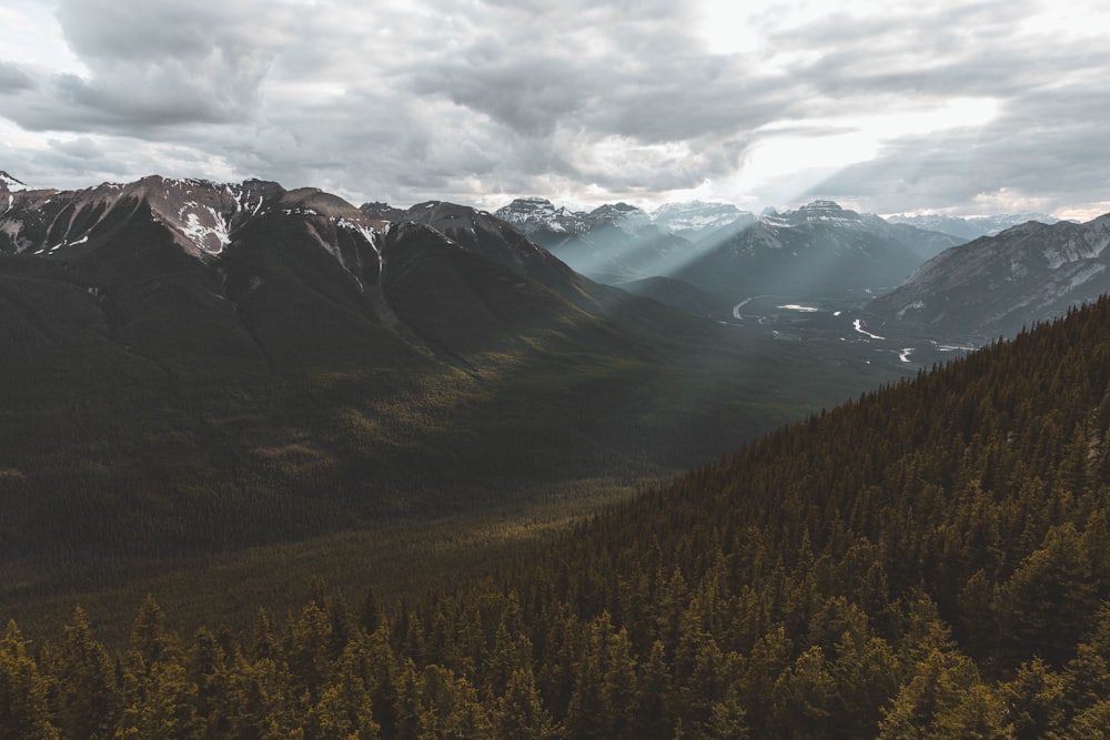 photography of mountain range during daytime