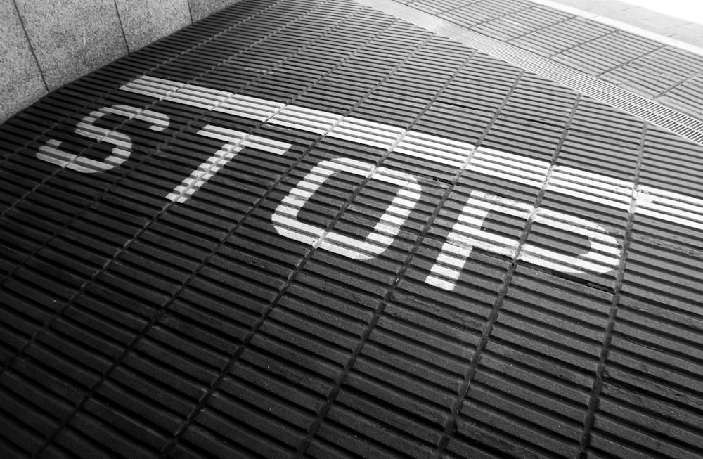 Stop signage