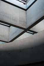 Laser cutting precise wall edges in a modern building site