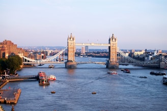 suspension bridge during daytime