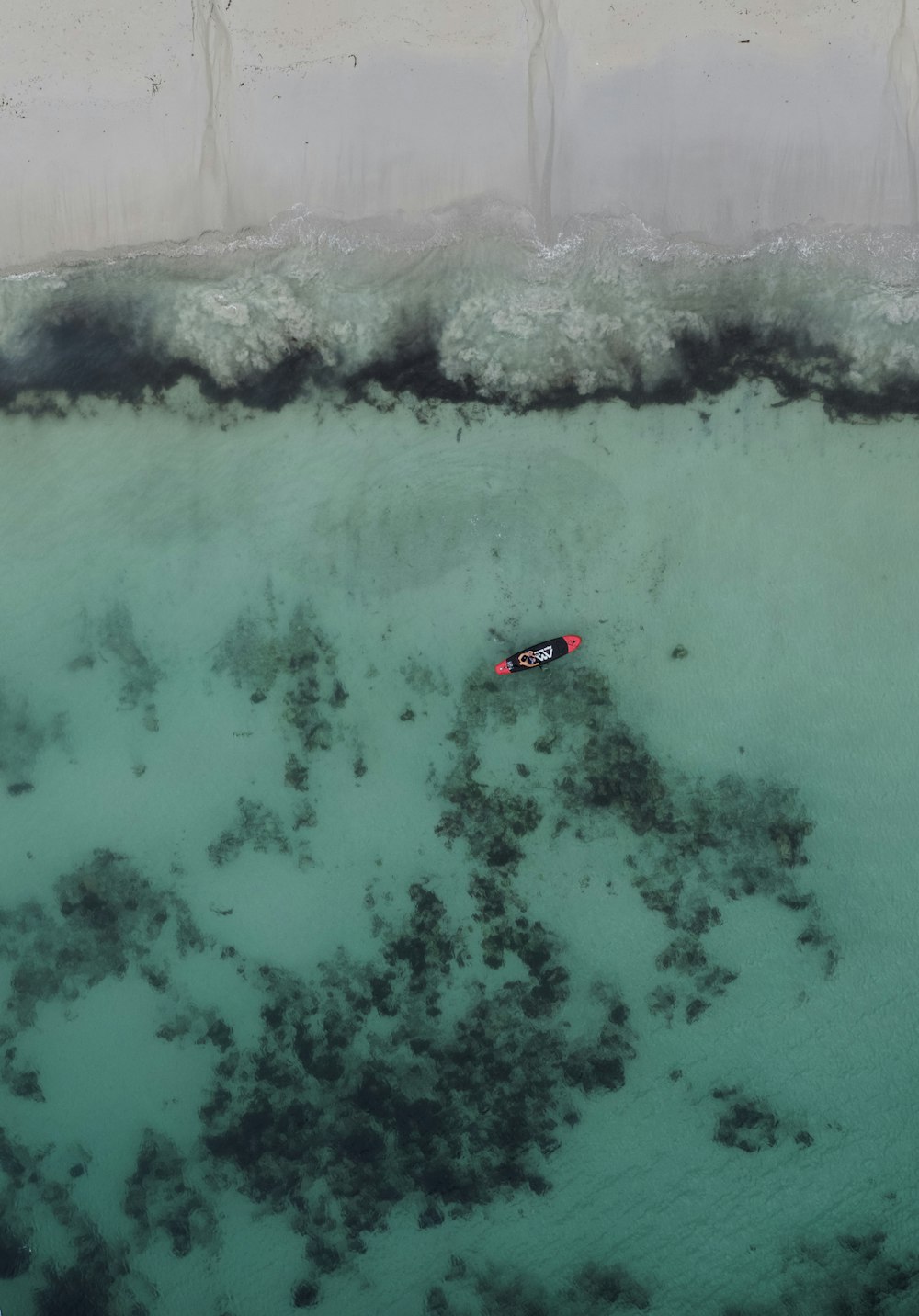 high angle photo of seashore