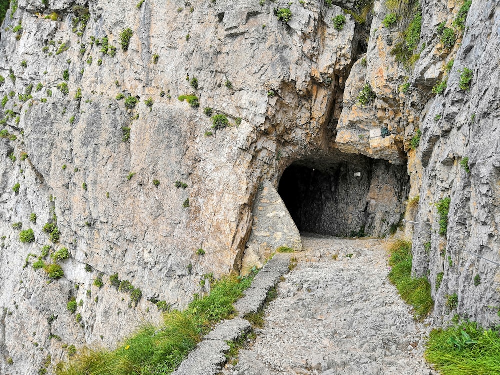 Foto des Höhleneingangs