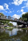 people on bridge