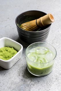 filled clear drinking glass