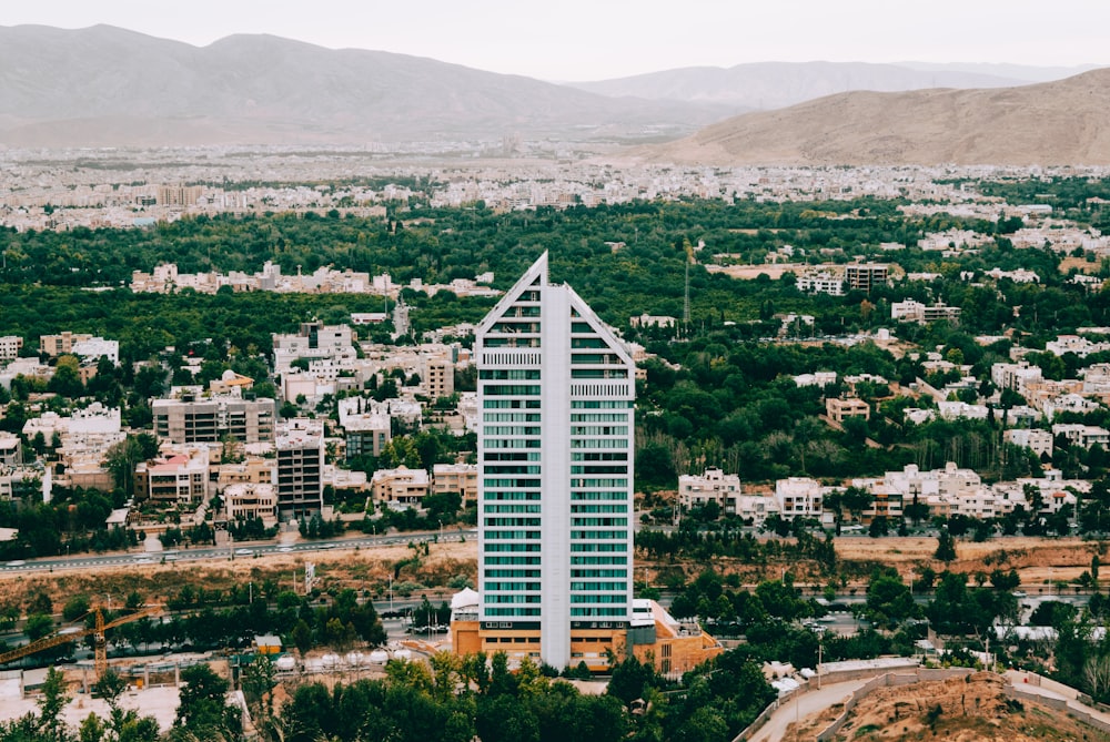 white high rise building