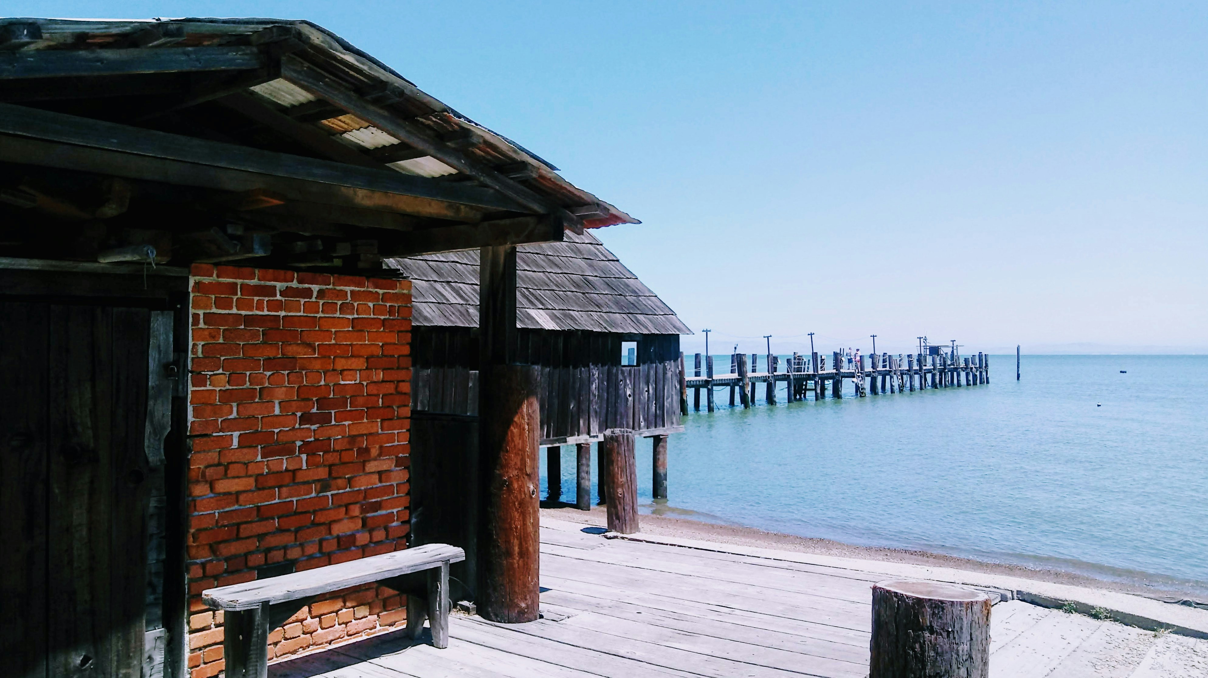 houses on dock at daytime, China Camp State Park