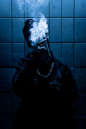 smoking cannabis joint