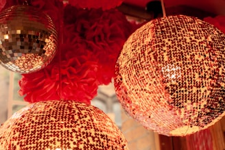 two ball lamps