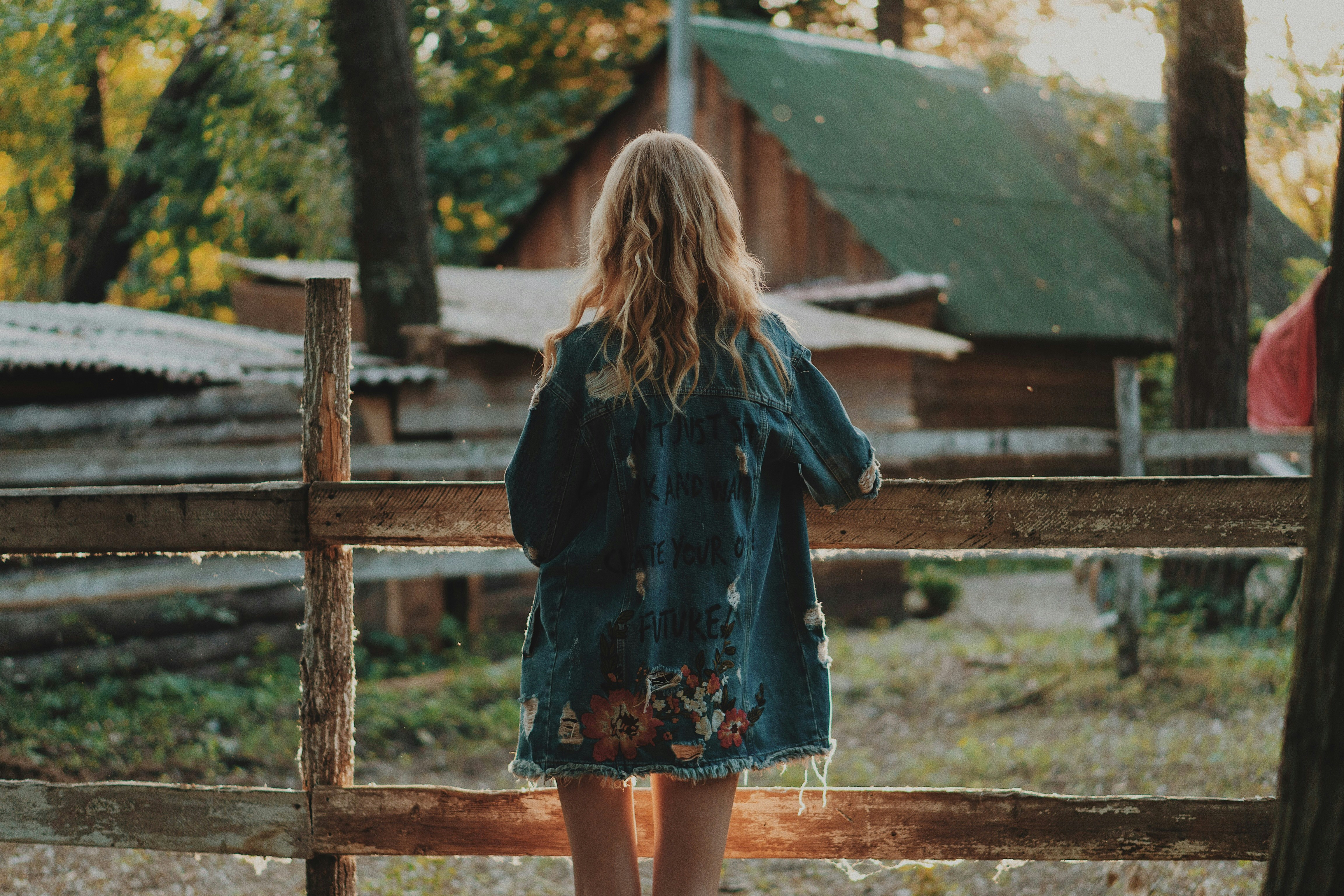 unknown person standing outdoors