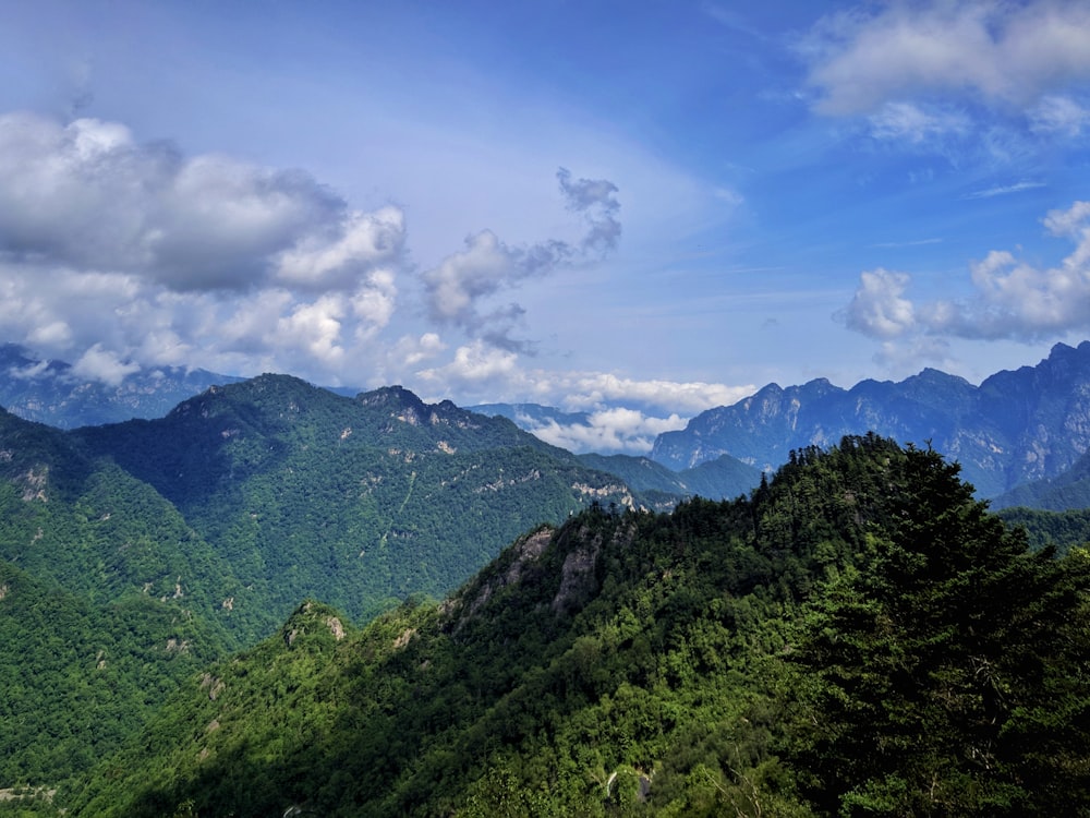 green mountain during daytime