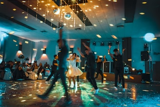 men dancing on floor