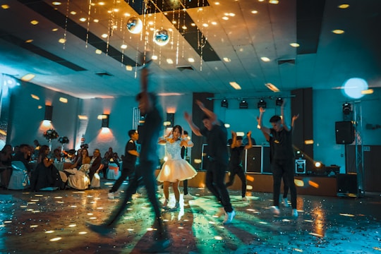 men dancing on floor