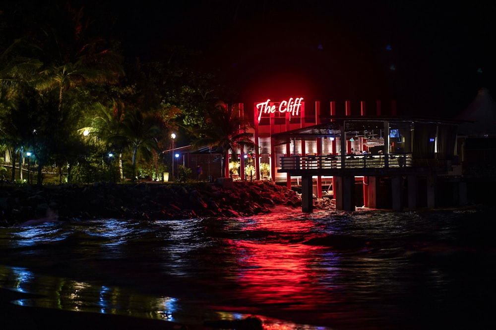 The Cliff signage