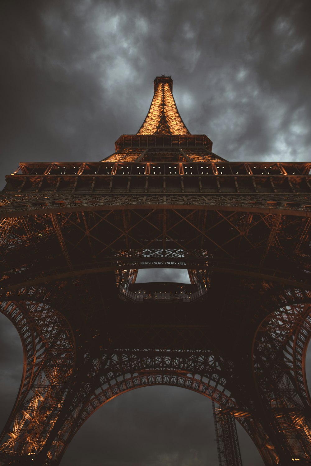 low-angle photography of Eiffel Tower