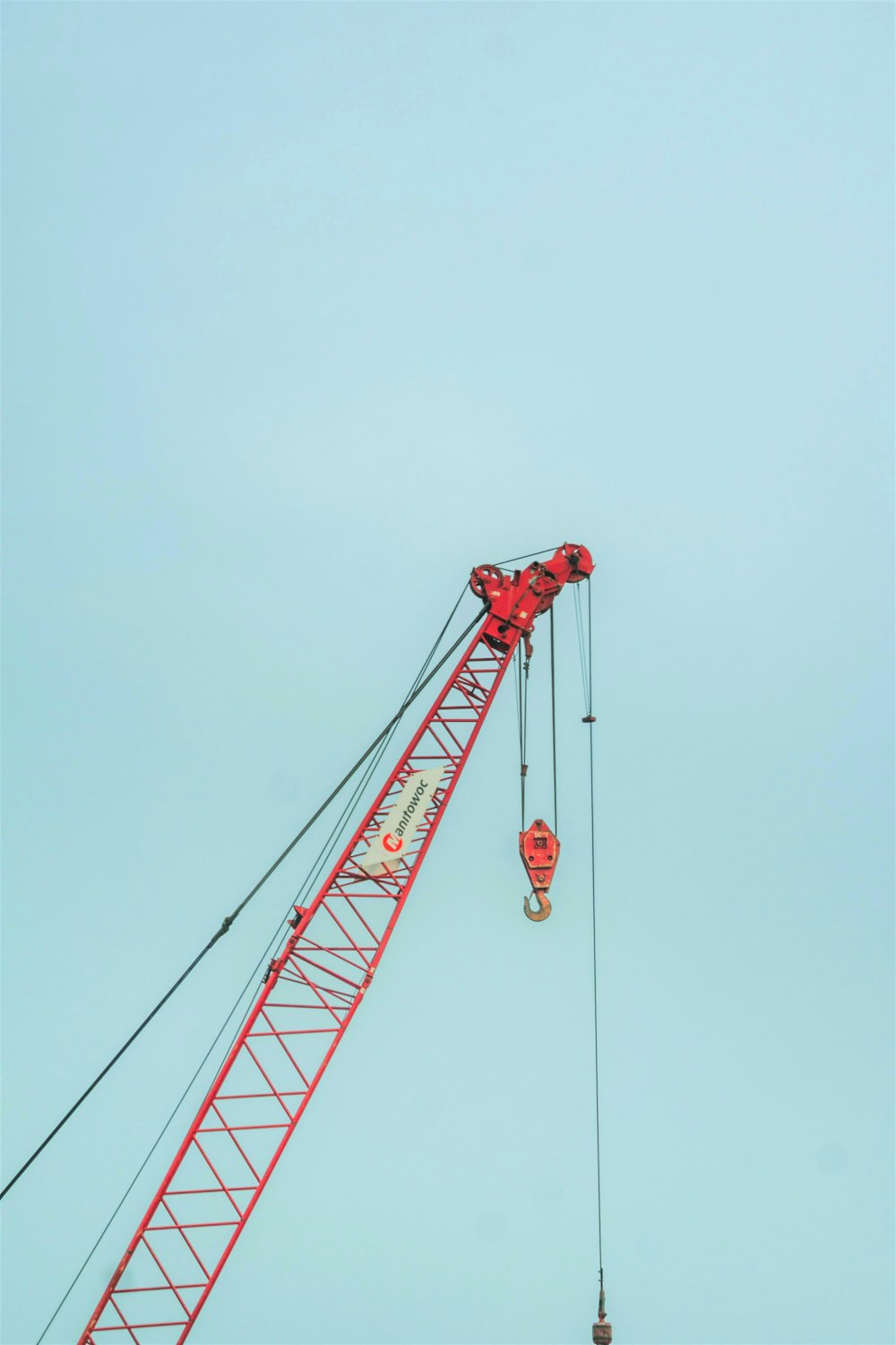 red crane