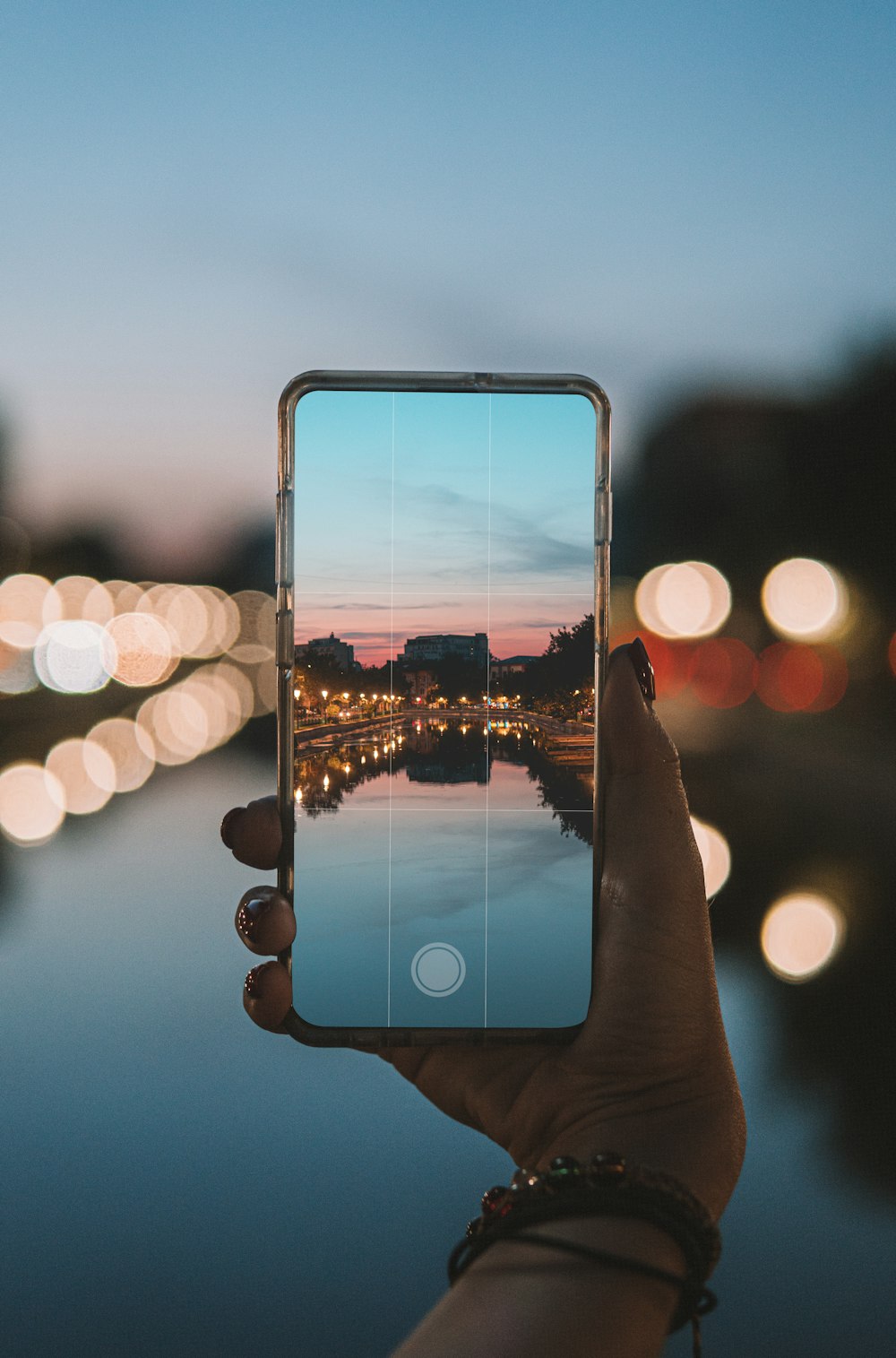 person holding phone