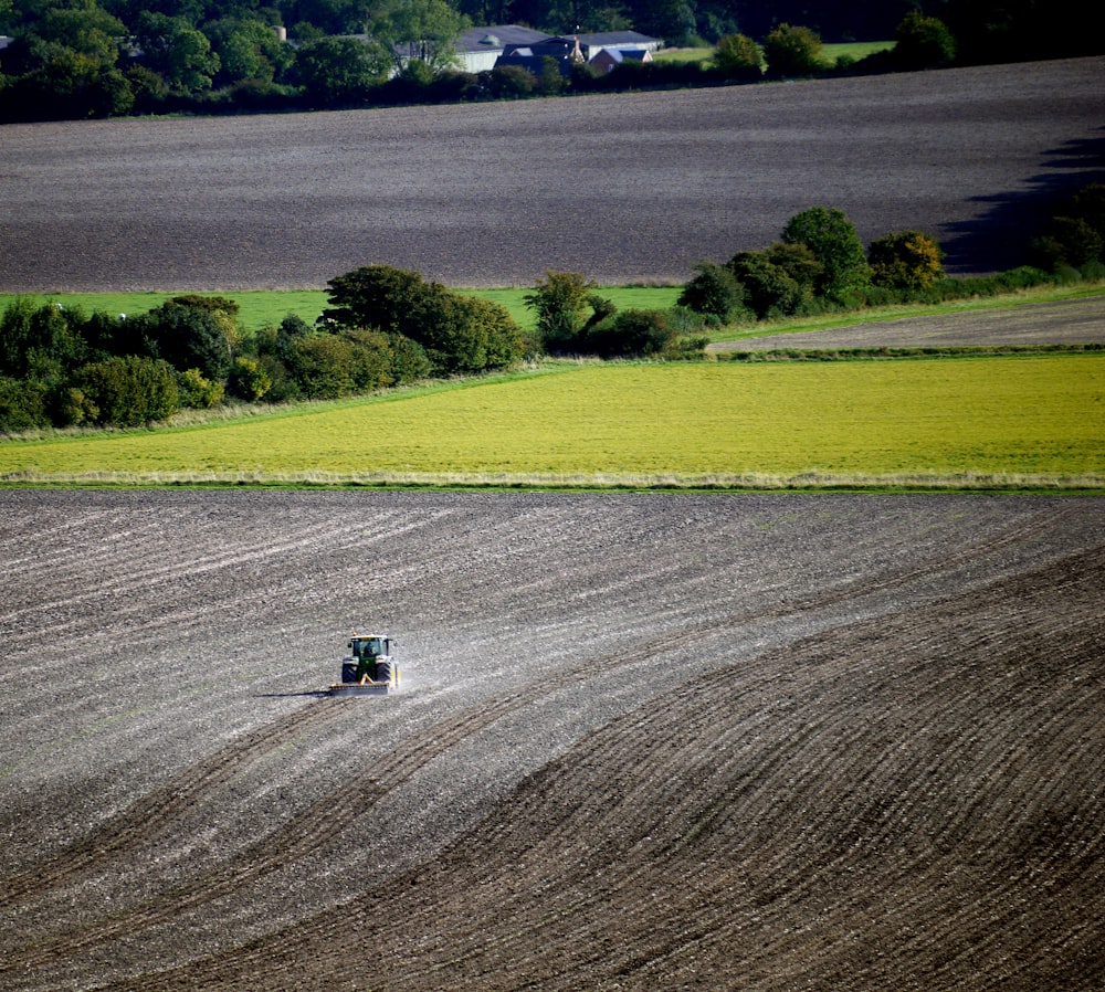 farm tractor on field
