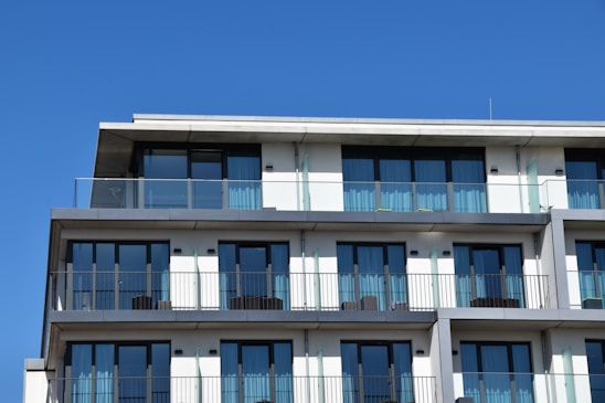 white concrete structure