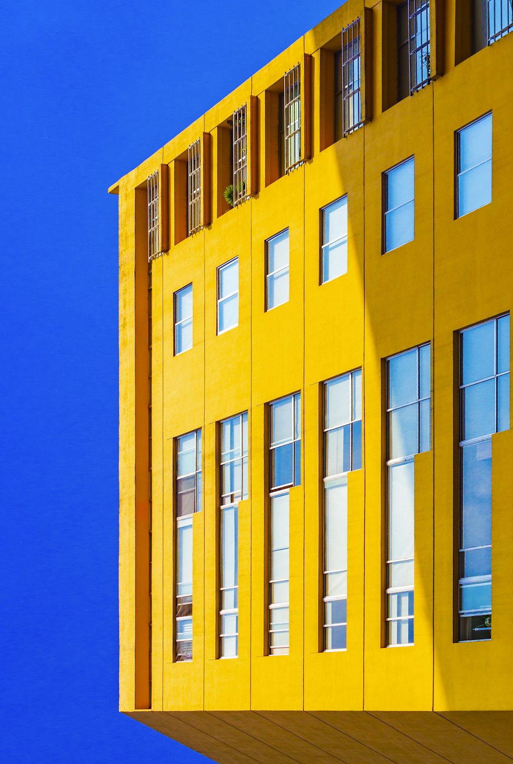yellow building