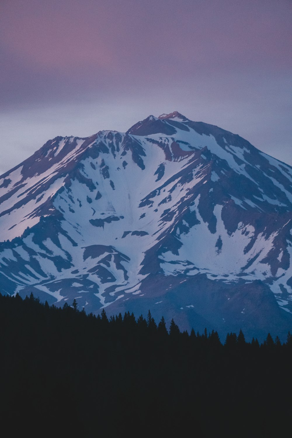 landscape photography of white mountain