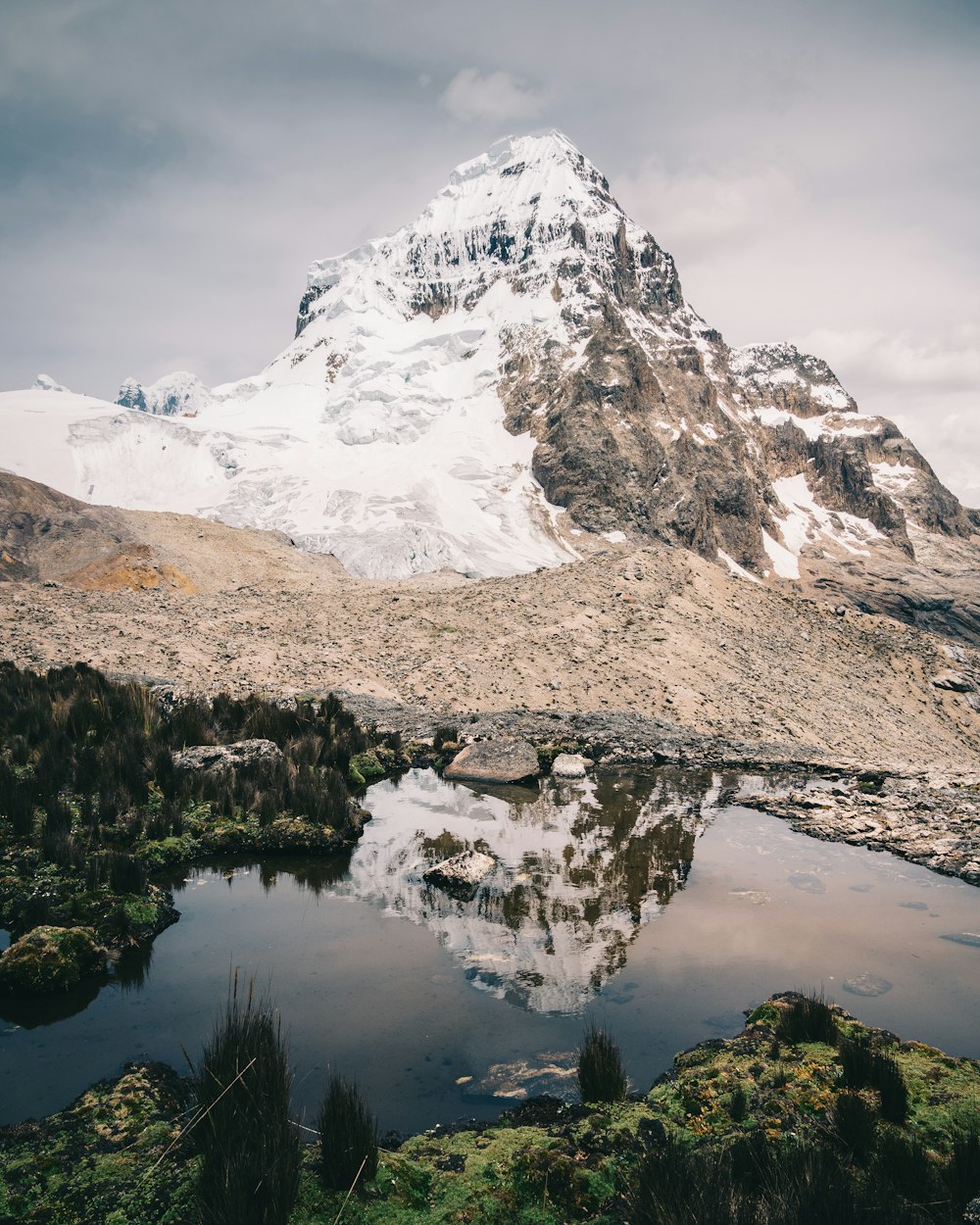 landscape photography of mountain