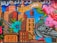 A vibrant street mural depicting New York City life and culture.