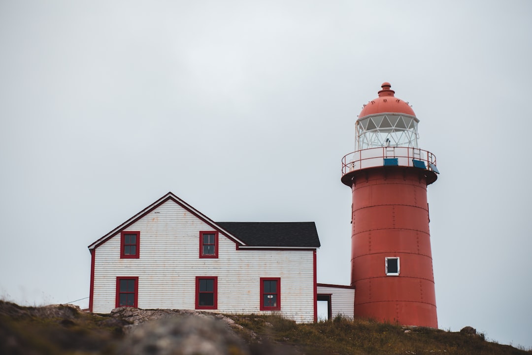 red and white lighthouse