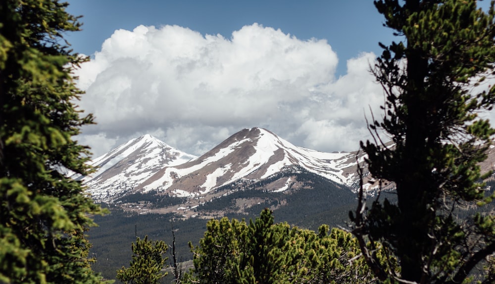 snow covered mountain