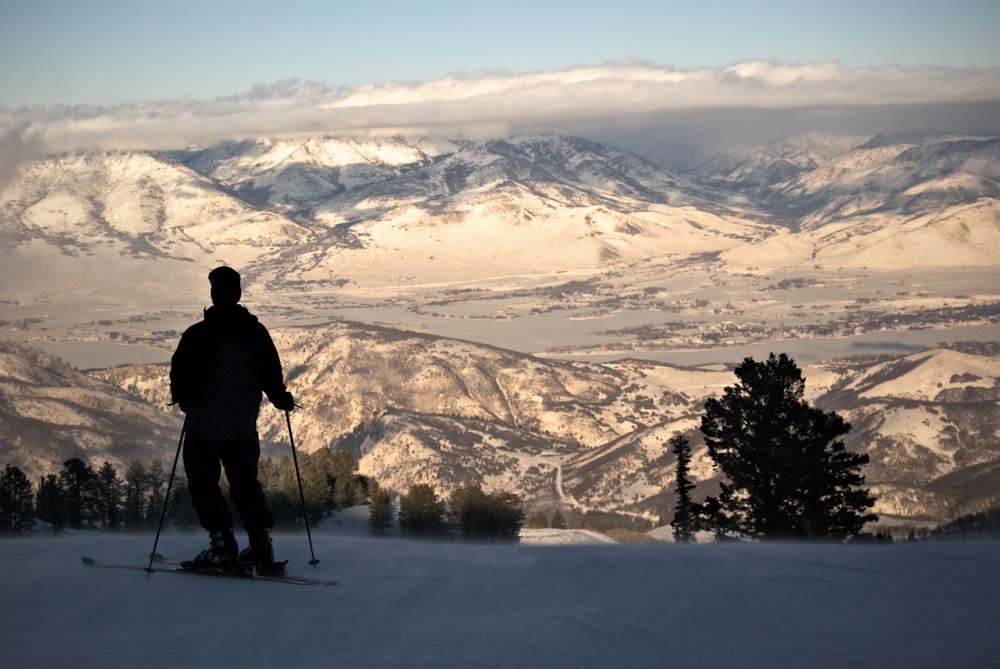 man on ski blade