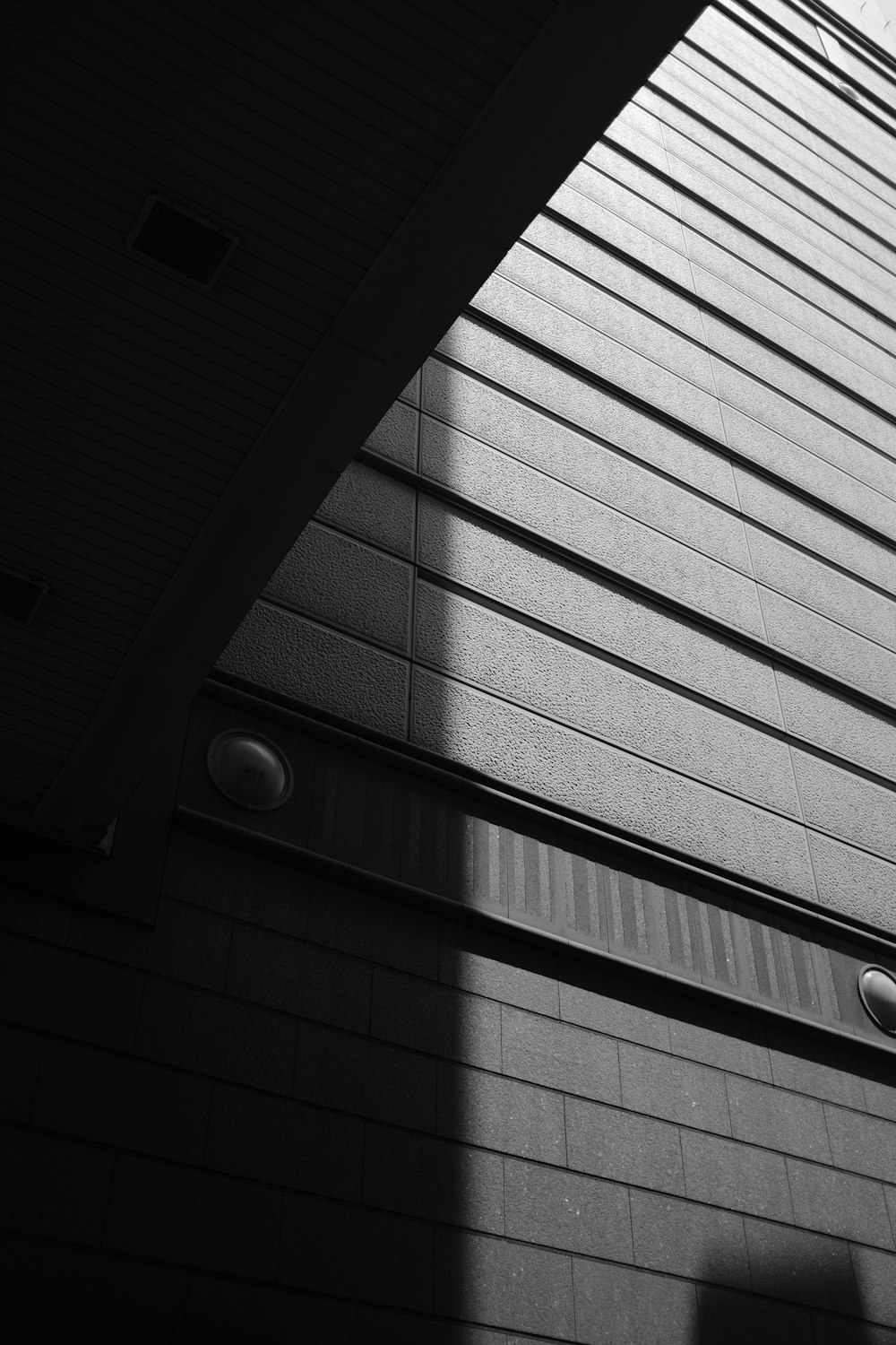 grayscale photography of concrete building