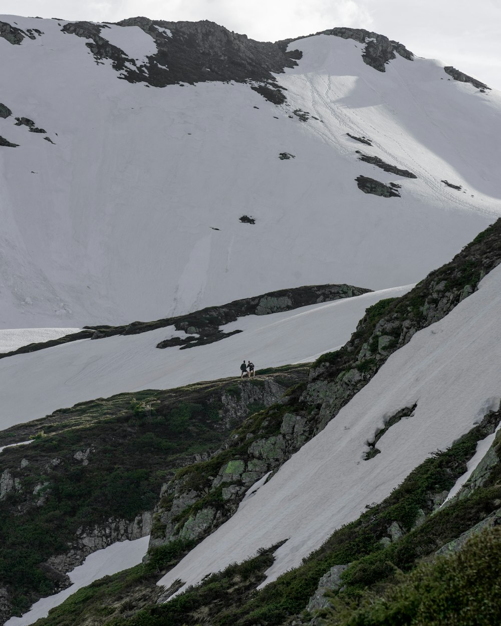 schneebedeckter Berg