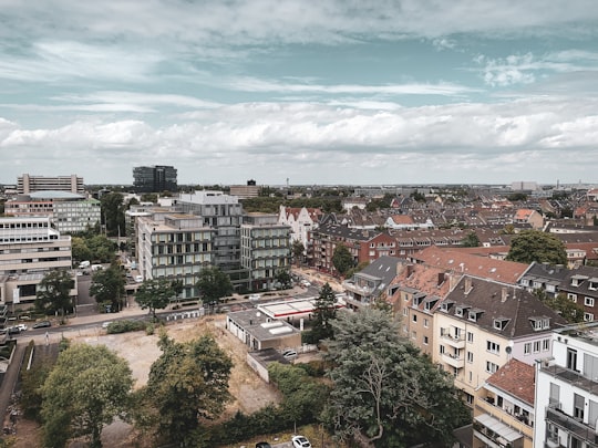 aerial photography of houses in Düsseldorf Germany