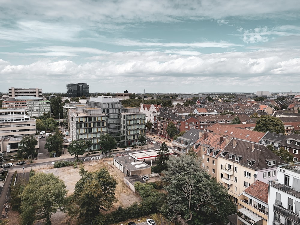 aerial photography of houses