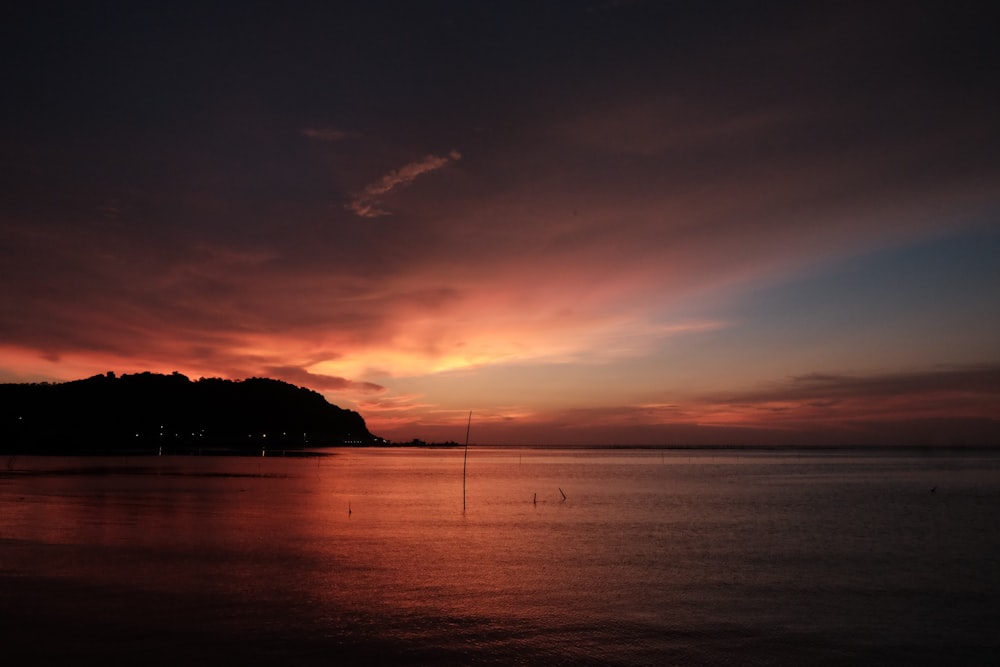 sea during golden hour